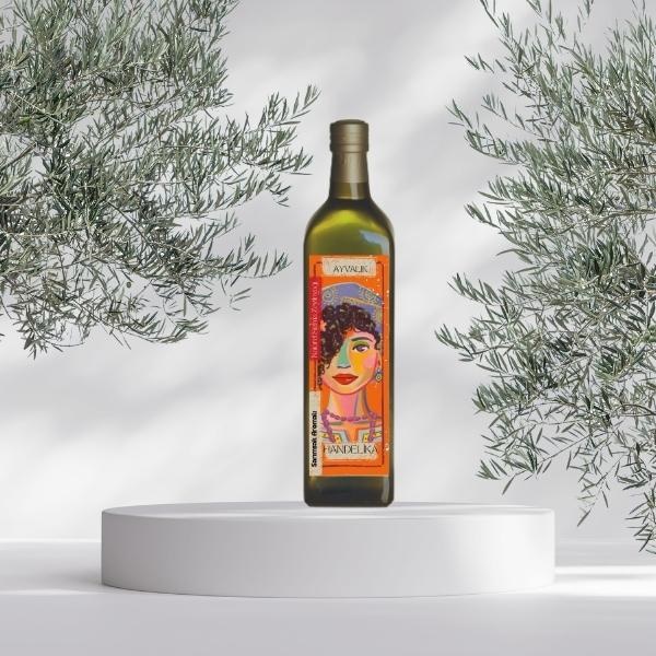 Handelika Ayvalık Natürel Sızma Zeytinyağı-Sarımsak Aromalı 1.0 LT