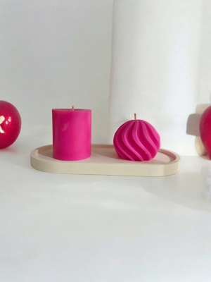 pembe-2-li-gul-kokulu-geometrik-mum-ve-tabak-seti